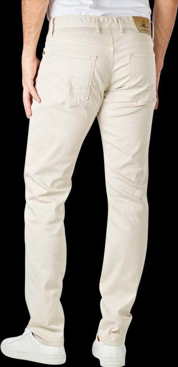 Actual product image Alberto Coloured Pipe Jeans Regular Fit Off White (W29/L32)