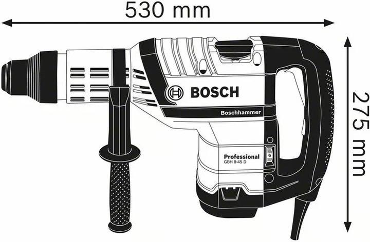 Produktbild Bosch Professional Bohrhammer mit SDS max GBH 8-45 D (Netzbetrieb)
