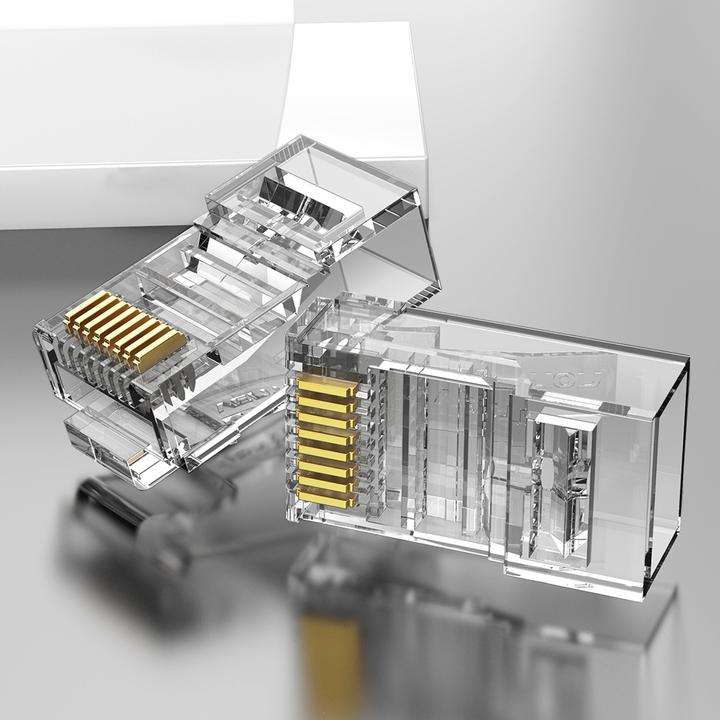 Produktbild Vention Modular RJ45 Cat.6 UTP Connector IDDR0-10 Transparent 10 pcs.
