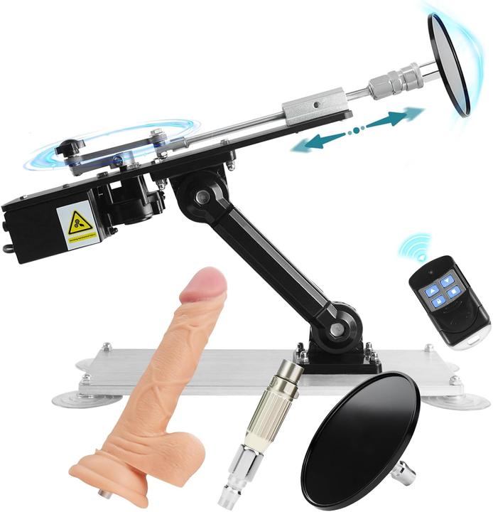 Segook Fickmaschine mit Dildo, Fernbedienung und Adapter