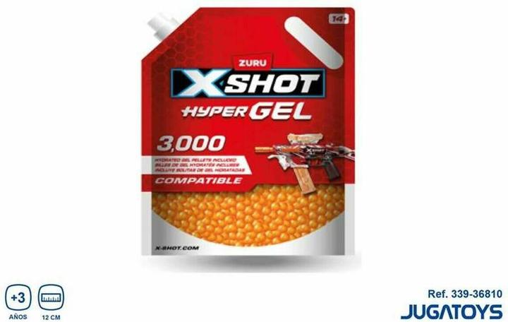 Produktbild Zuru X-SHOT Hyper Gel Nachfüllpackung 3.000 Gel-Kugeln - EN71