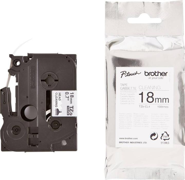 Brother TZE-CL4 Reinigungskassette (1.80 cm, Schwarz)