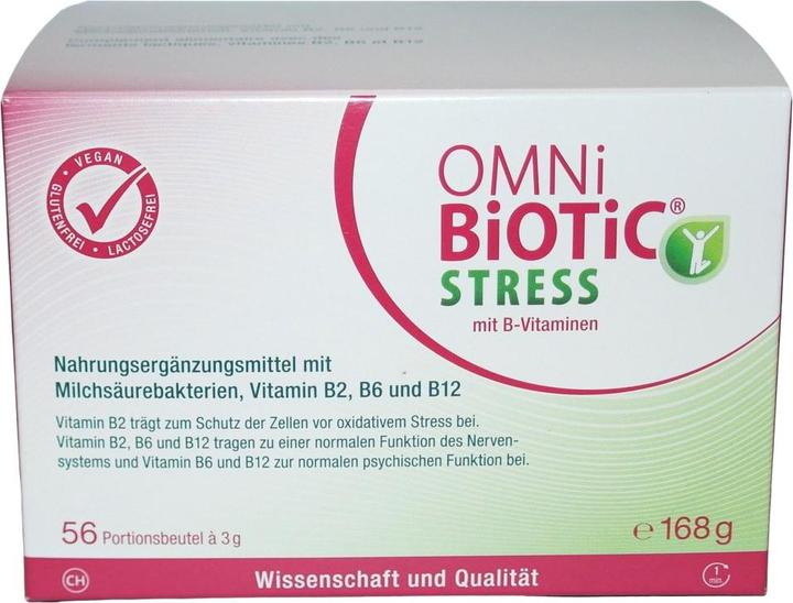 Actual product image Omni Biotic Stress with B vitamins (56 Piece, Powder, 168 g)