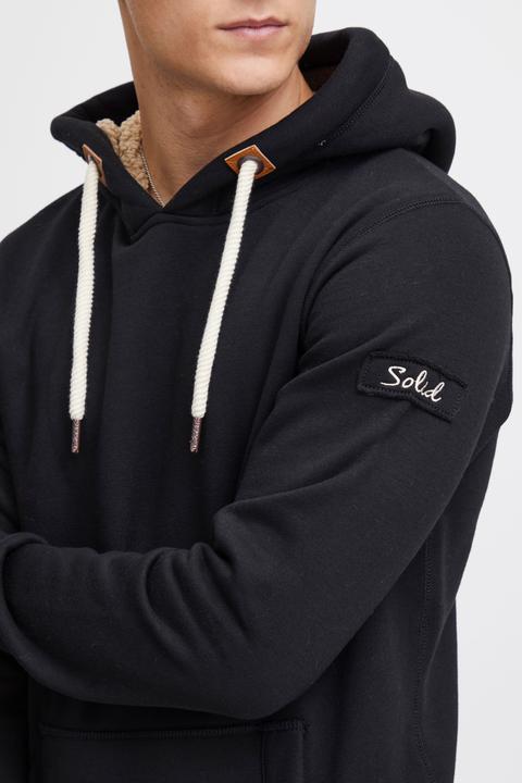 Immagine prodotto Solid TripHood Pile Felpa Con Cappuccio E Fodera D'Orsacchiotto Pullover Maglione Da Uomo (S)