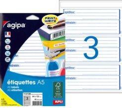 Produktbild Agipa Etiquettes "exp‚diteur/destinataire", 64 x 133 mm