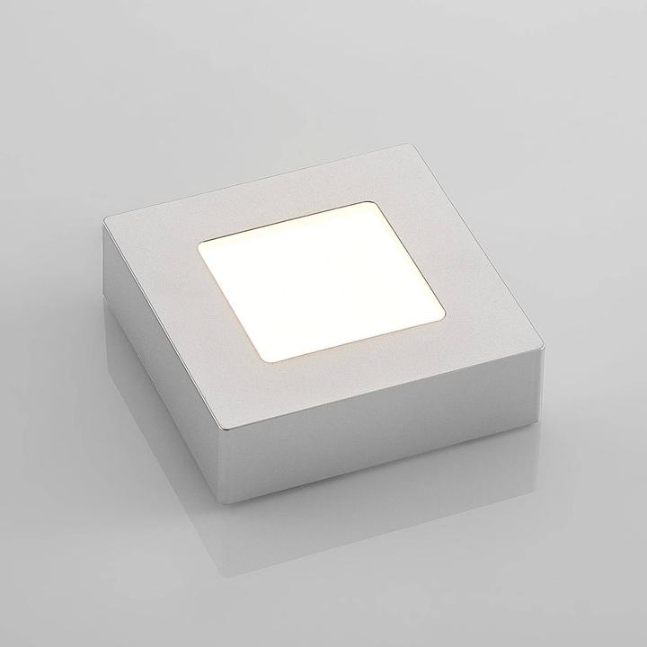 Produktbild Prios Alette LED-Deckenleuchte, silber, 12,2 cm (705 lm)