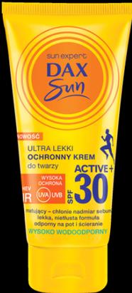 DAX Sun Ultra Light Protective Face Cream Spf30 Highly Waterproof Active+ 50Ml (Sonnencreme Gesicht, SPF 30, 50 ml)