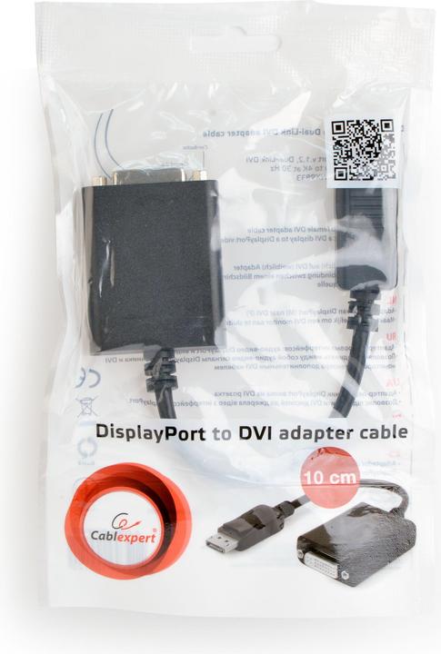 Actual product image Gembird DisplayPort v.1.2 - Dual-Link DVI (DVI, 10 cm)