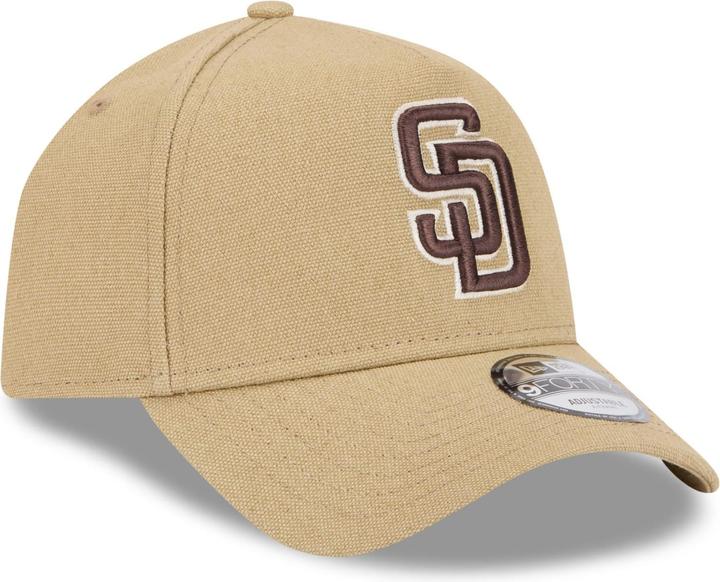 Actual product image New Era A-Frame Trucker Lin Cap - San Diego Padres beige (One size)