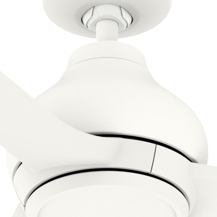 Produktbild Hunter Fans DC Deckenventilator Kaleidoscope Weiss mit Fernbedienung (44 dB)