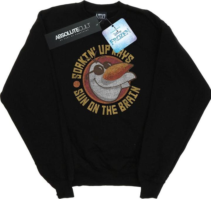 Disney Frozen Olaf Sun On The Brain Sweatshirt (L)