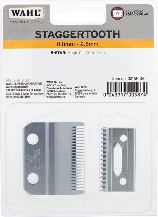 Image du produit Wahl Jeu de lames Magic Clip sans fil 0,8 - 2,5 mm (1 x)