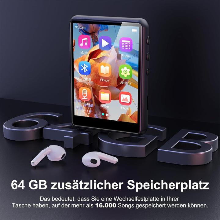 Image du produit Swofy MP3 Player (64 Go)