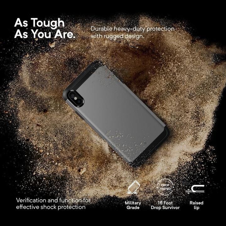 Actual product image Caseology Legion Case - Case for iPhone Xs Max (Silver) (Apple iPhone XS Max)