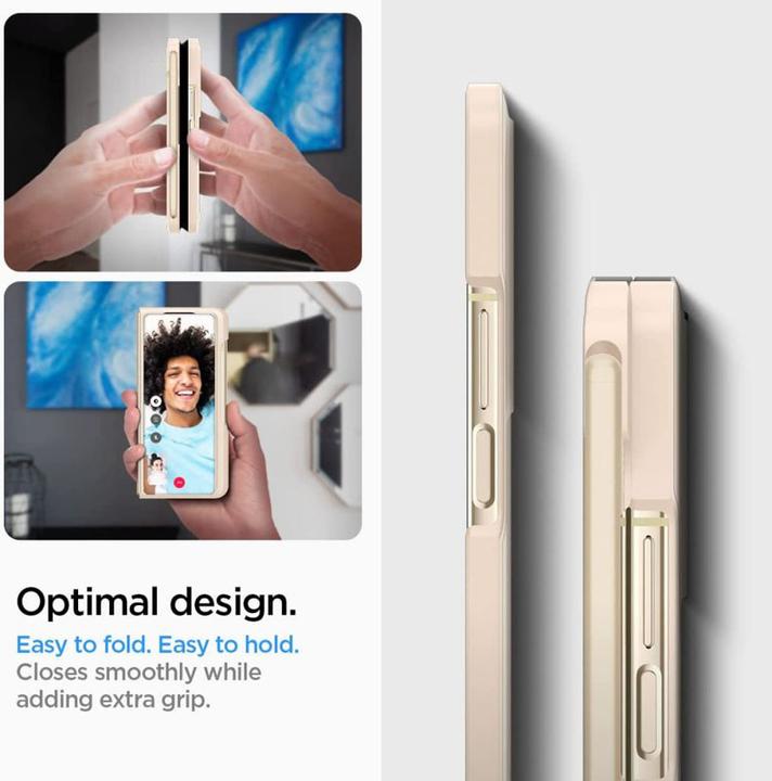 Image du produit Spigen Thin Fit Pen Galaxy Z Fold 4 Pearled Ivory (Samsung Galaxy Z Fold4)