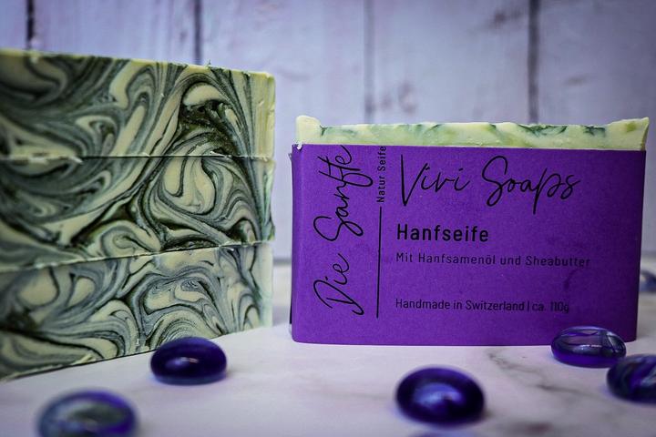 Actual product image Vivi Soaps Gentle hemp oil soap (Hard soap)