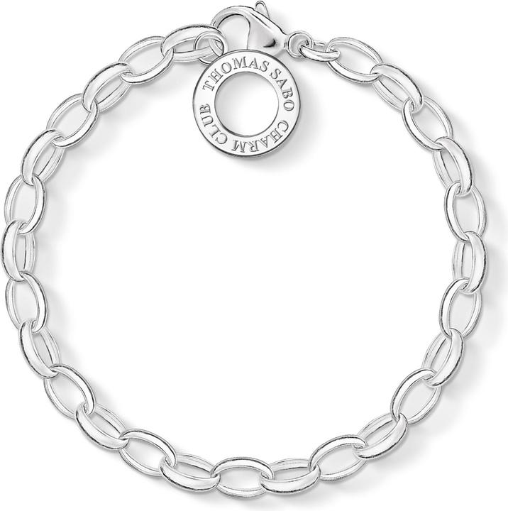 Thomas Sabo Charm-Armband Classic Gross (20 cm, Silber)