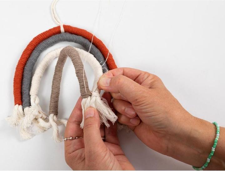 Produktbild Creativ Company Mini Macramé Regenbogen