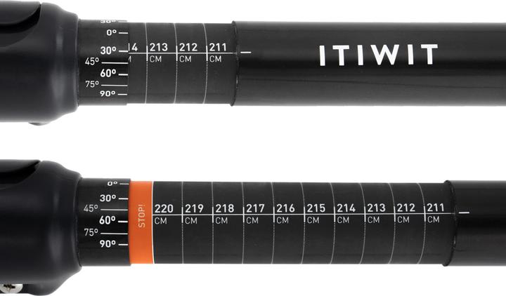 Produktbild Itiwit Kajakpaddel Carbon zweiteilig zerlegbar und verstellbar 210–220 cm - X900 (220 cm, 2-piece)