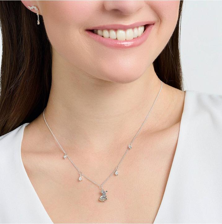 Immagine prodotto Thomas Sabo Collana Volpe con Pietre Bianche Argento (Argento 925, Smalto, 40 - 45 cm)