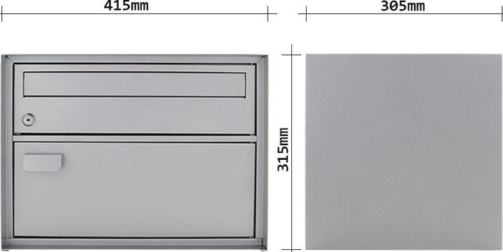 Actual product image Rottner Edelweiss parcel letterbox