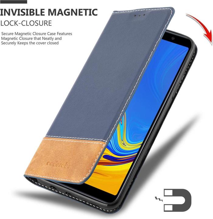 Actual product image Cadorabo X-Wallet faux leather suit cover (Samsung Galaxy A7 (2018))