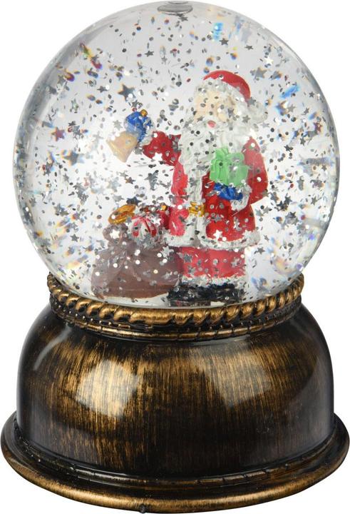 Actual product image Christmas glass shaking ball, 14cm