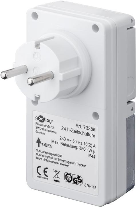 Productafbeelding Goobay Analoge timer IP44