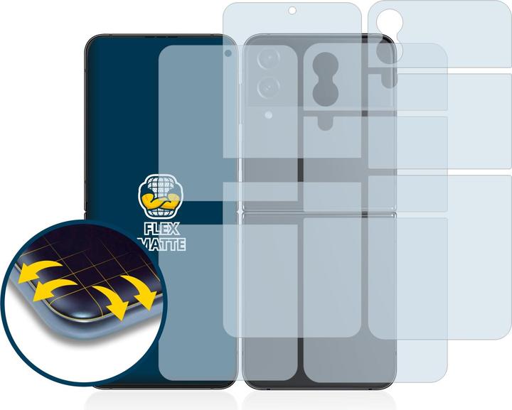 Produktbild BROTECT Full-Cover Displayschutz Matt (2 Stück, Samsung Galaxy Z Flip4)