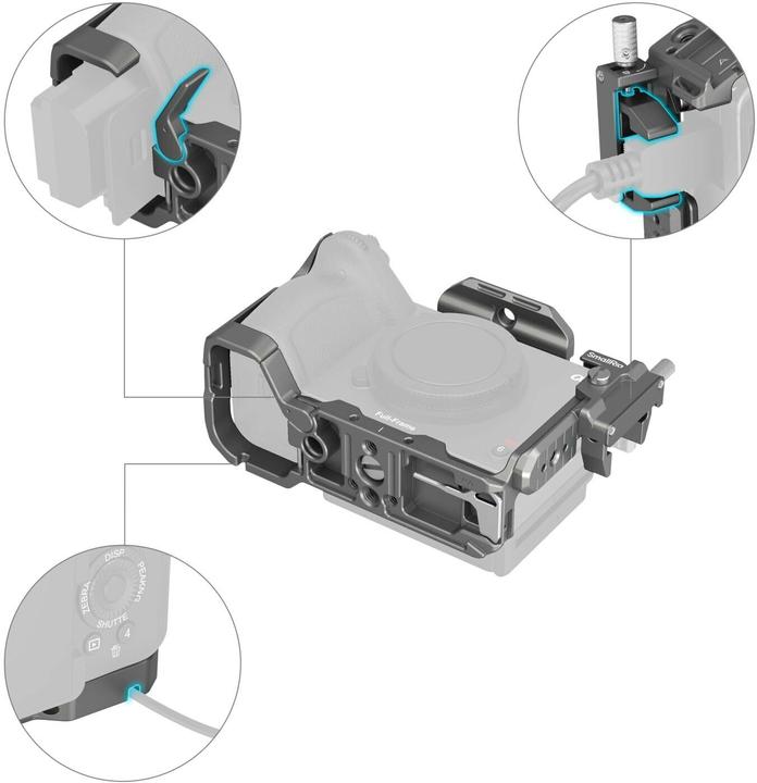 Image du produit SmallRig HawkLock Kit de cage à dégagement rapide (Cage)