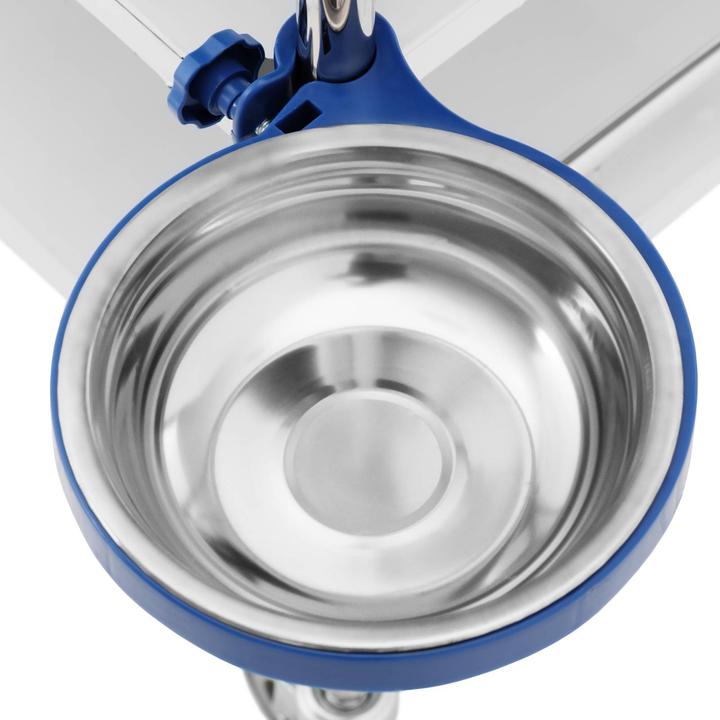 Actual product image Steinberg Laboratory Trolley - stainless steel - 2 shelves each 55 x 37 x 13 cm - 2 drawers - 20 kg