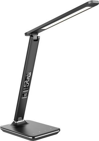 Actual product image Olight Solight LED stolná lampička s displejom, 9W, voľba teploty svetla, koža, čierna (500 lm)