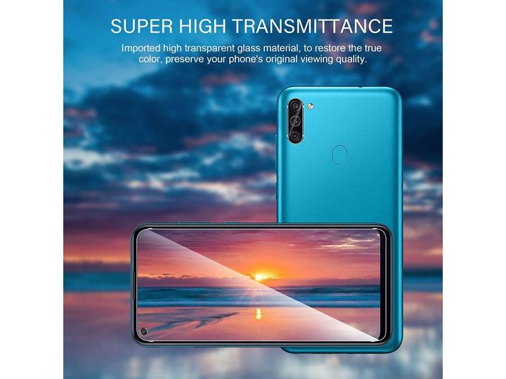 Produktbild Screenguard Samsung Galaxy M11 Panzerglas Schutzfolie Case Friendly Design (1 Stück, Samsung Galaxy M11)