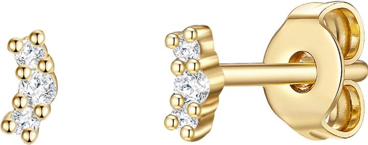 Glanzstücke München Damen Sterling Silber Zirkonia gelbgold - 15880 (Sterling Silber)