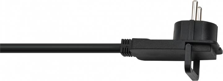 Image du produit Brennenstuhl Câble de rallonge court avec fiche plate coudée 2m H05VV-F3G1.5 noir (2 m, CEE 7/4)