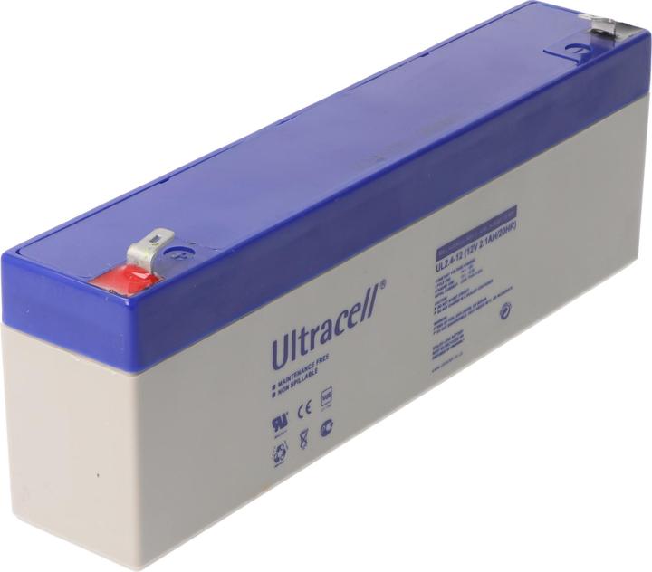 Actual product image Ultracell UL2.4-12 Blei-Akku 12 Volt 2,4 Ah, Faston 187, 4,8mm (12 V, 2.40 Ah)