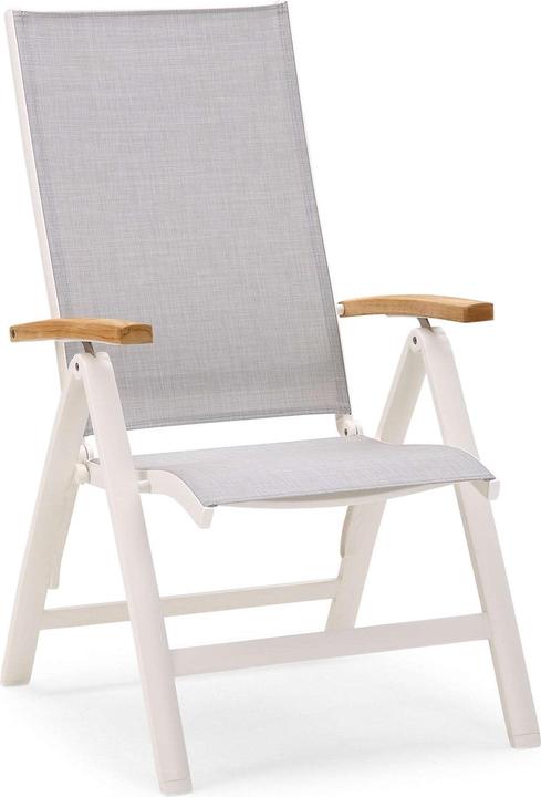Productafbeelding Best Vouwstoel Cavalese wit/Teak