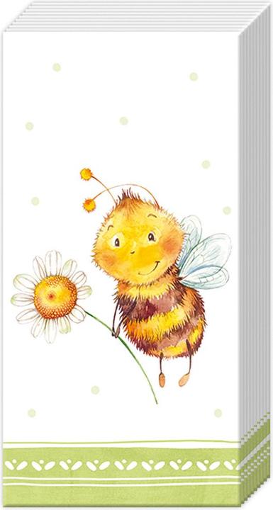 IHR Taschentücher SUNNY BEE light green