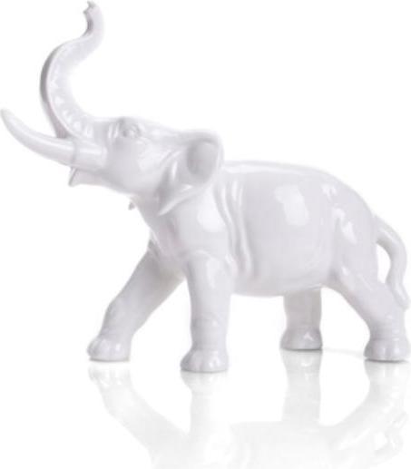 Image du produit 1261 W - Porcelaine - éléphant, petit (13 x 13 x 10 cm)