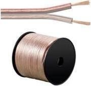 Actual product image Goobay Speaker Cable Transparent CCA (100 m, 0.75 mm²)