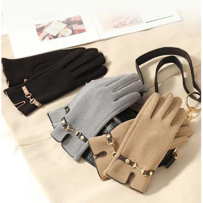 Actual product image MU Style Elegant Series ladies finger gloves (1 pair) (One size)