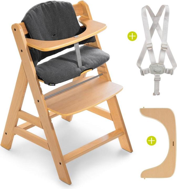 Produktbild Hauck Hochstühle Hochstuhl Alpha Plus Natur - im Sparset inkl. (Hochstuhl)
