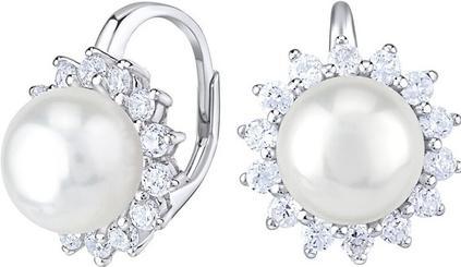 Immagine prodotto Silvego Bellissimi orecchini in argento con vera perla bianca LPS0156A