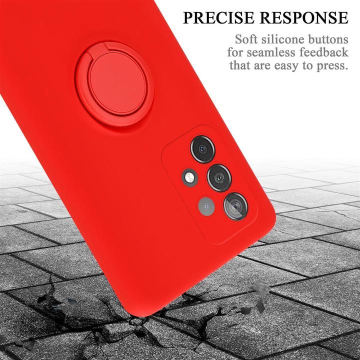 Image du produit Cadorabo TPU Liquid Ring Silicone Case Cover (Samsung Galaxy A52, Samsung Galaxy A52 5G, Samsung Galaxy A52s 5G)