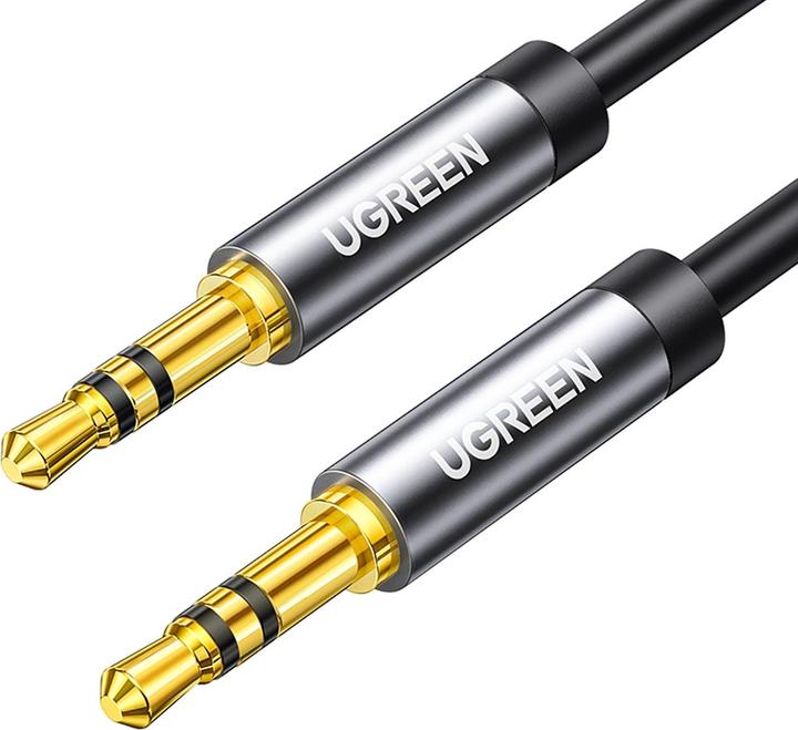 Ugreen AV119 3.5mm AUX 5m jack cable (black) (5 m, Jack 3,5 mm (AUX))