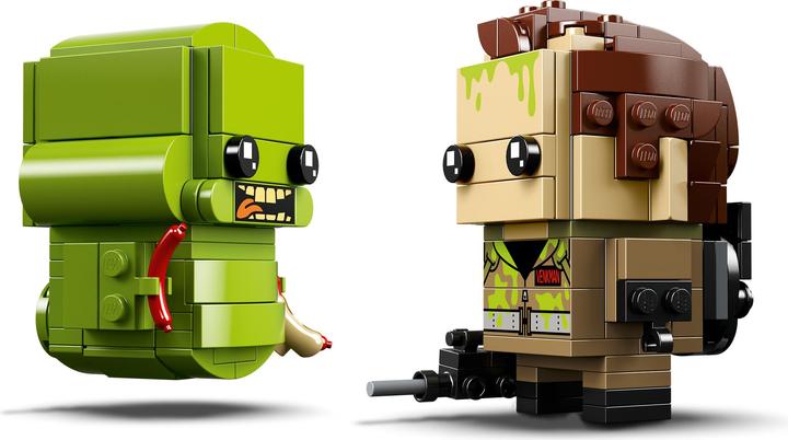 Actual product image LEGO Brickheadz Peter Venkman & Slimer 41622 (41622, LEGO Brickheadz)