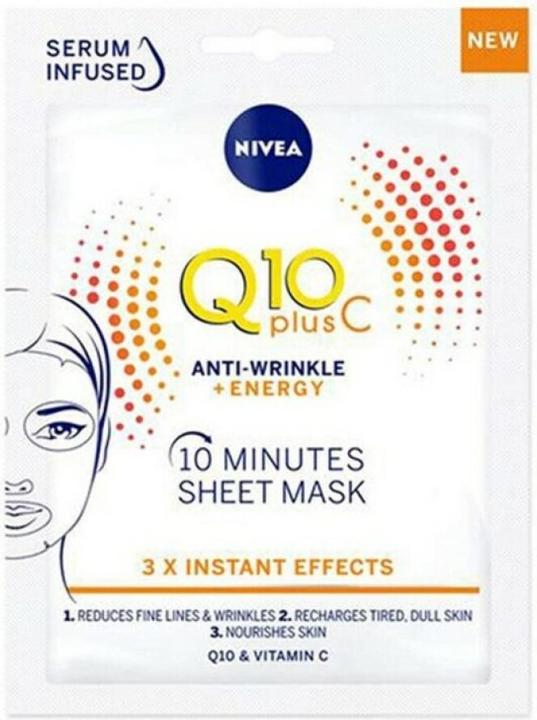 NIVEA Q10+ VITAMINA C anti-arrugas+energizante mascarilla facial