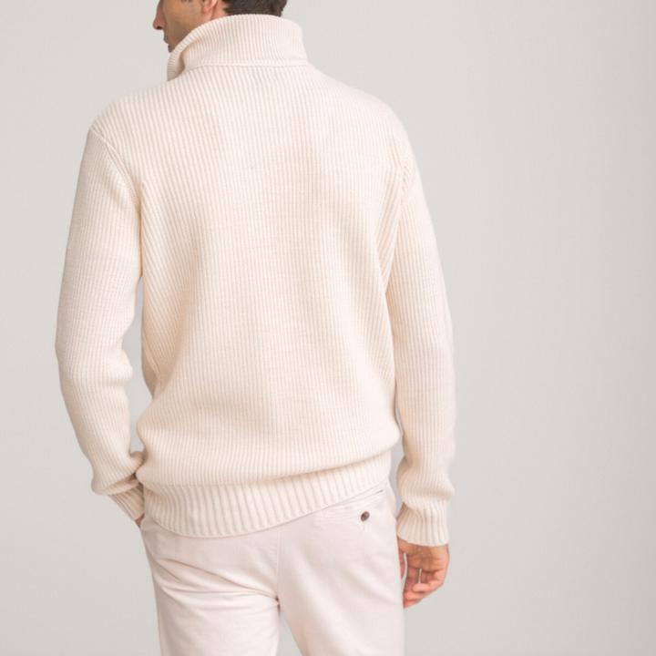 Actual product image La Redoute Collections Warm knitted jumper in troyer style (3XL)