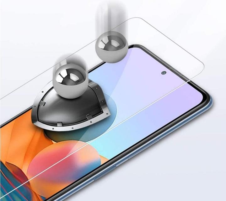 Actual product image Screenguard Xiaomi Redmi Note 10 Pro Protective Glass Film Case Friendly Design (1 Piece, Xiaomi Redmi Note 10 Pro)