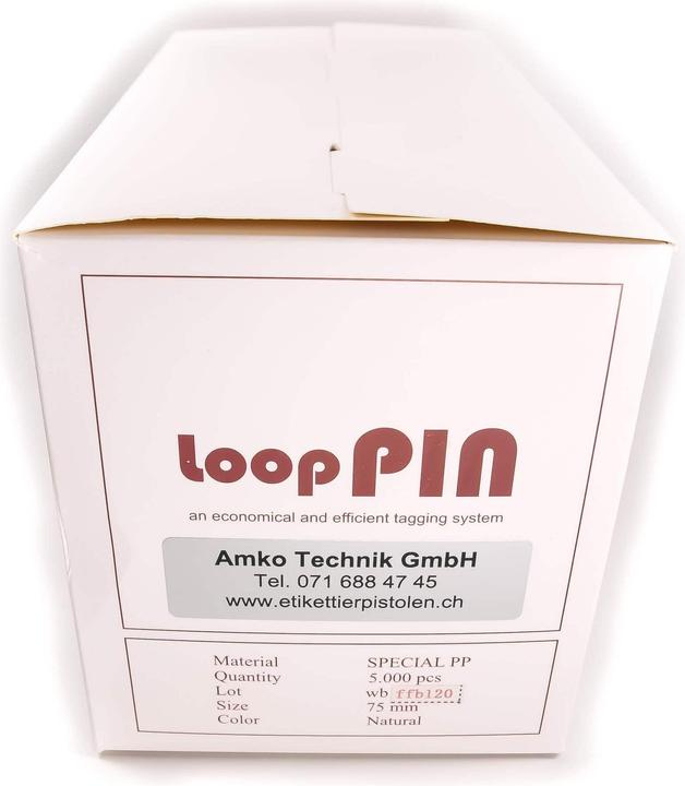 Actual product image Avery LoopPin safety threads 75 mm